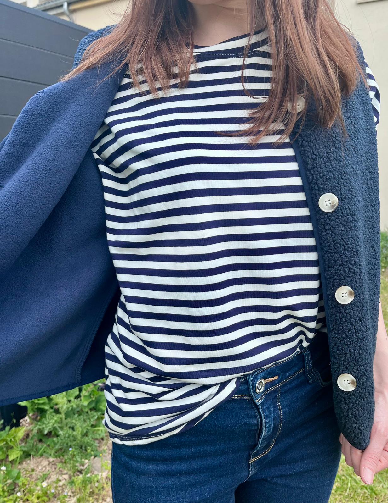 Gilet sans manches à boutons