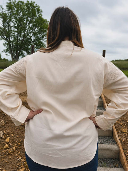 Chemise brodée