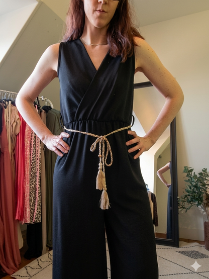 Combinaison avec ceinture à corde