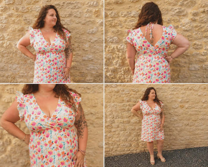 Robe fleurie grande taille
