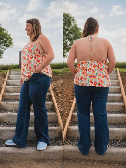 Jean stretch push up